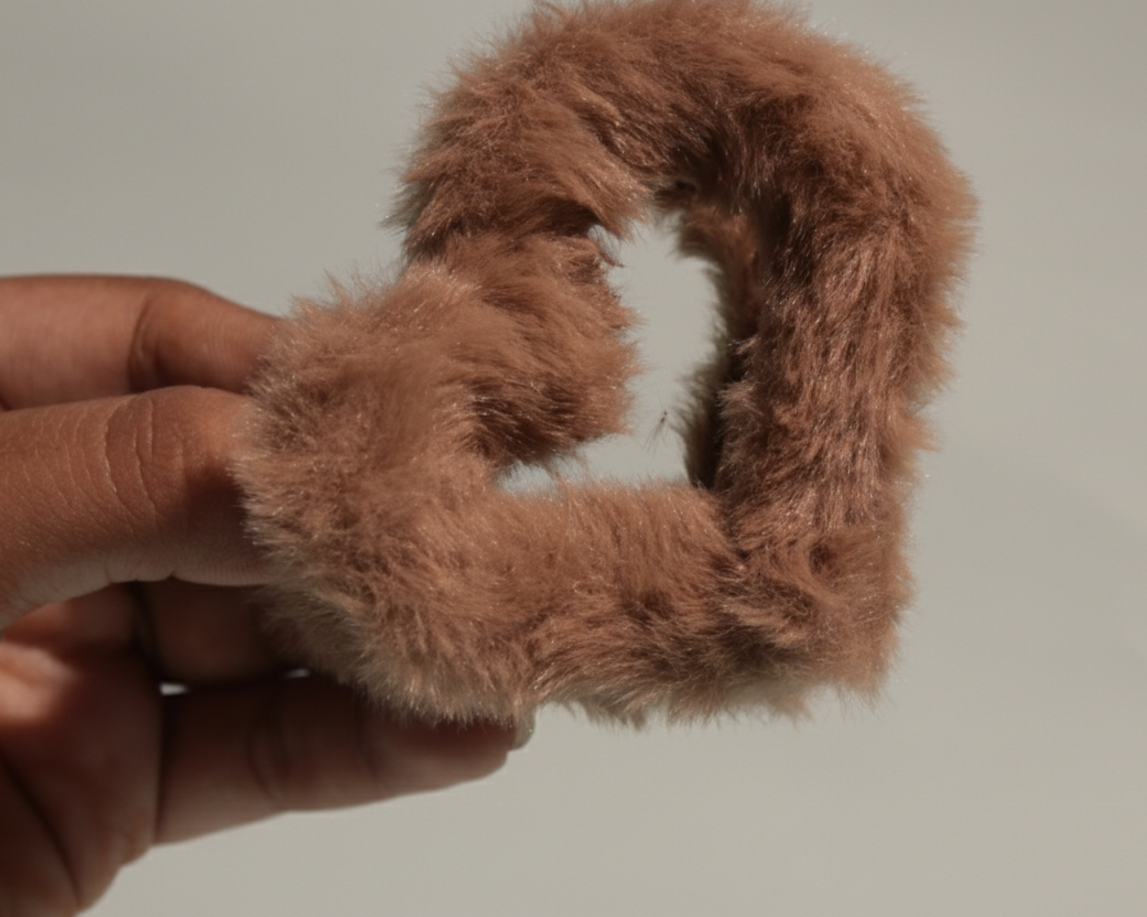 Heart shaped fur claw clips