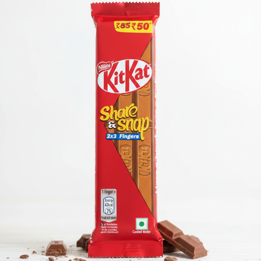 Kit-Kat share and snap