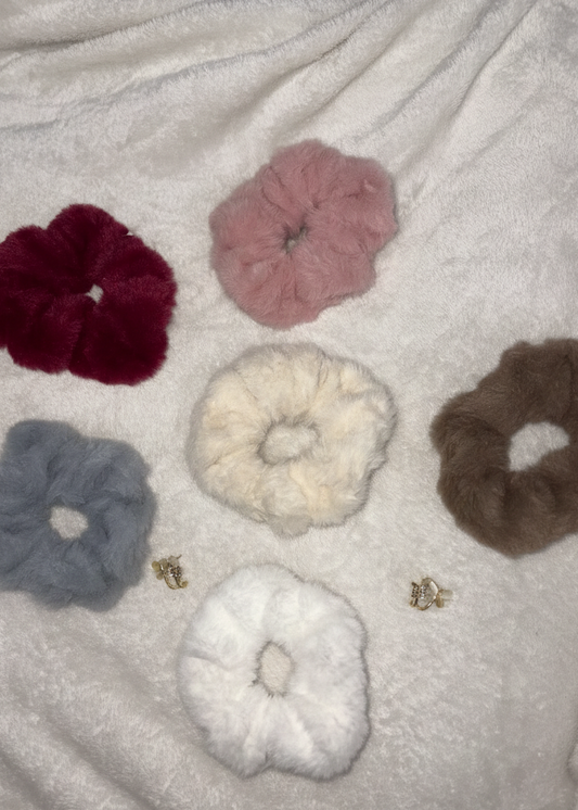 Fur Scrunchie