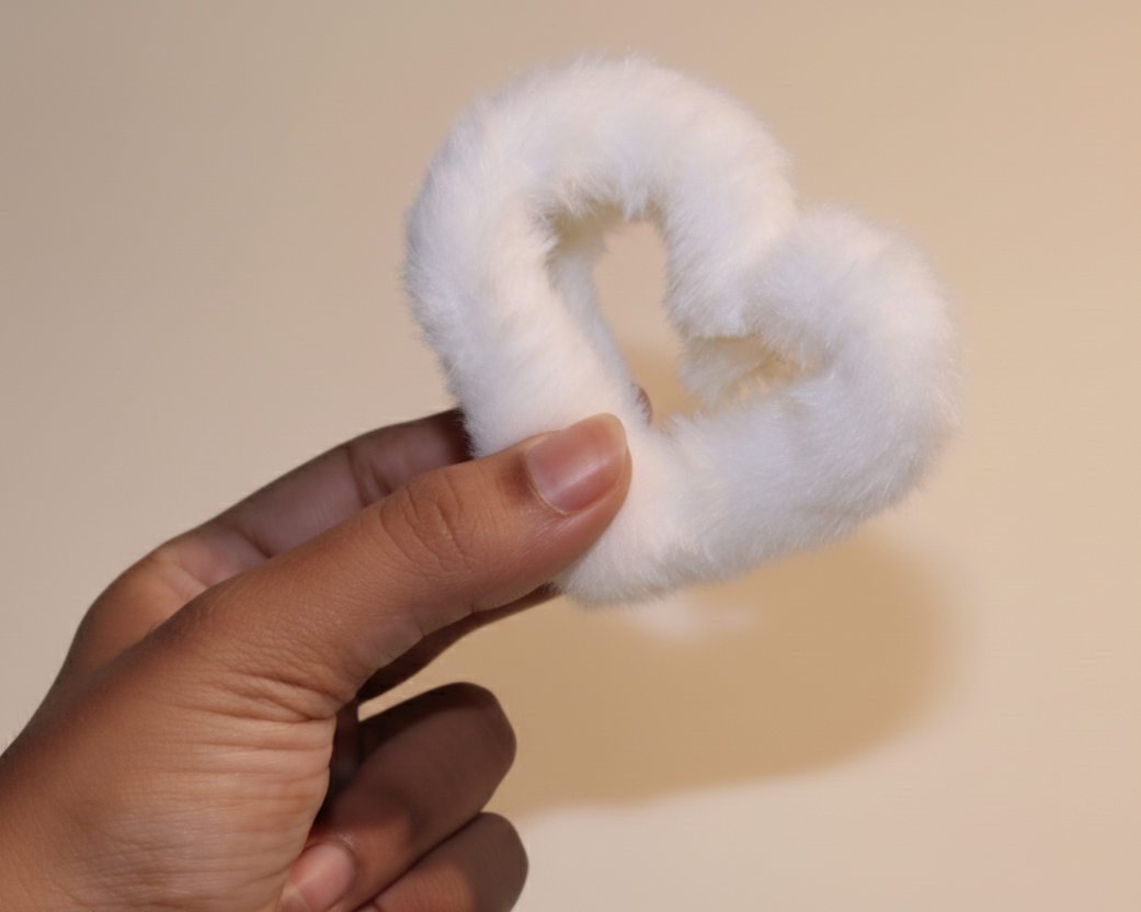 Heart shaped fur claw clips